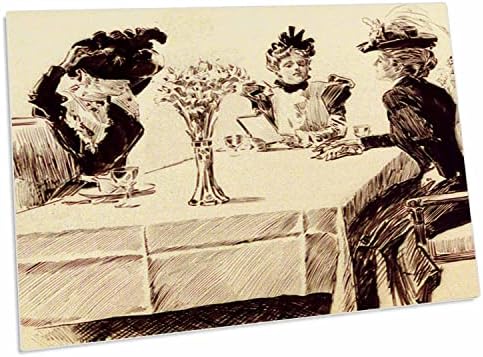 3dRose tnmpastmükemmel Kadınlar - Kızlarla Öğle Yemeği-Masa Pedi Yer Paspasları (dpd-26048-1)