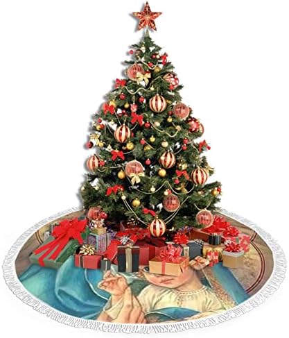 Meryem ile İsa Ağacı Etekler Noel Süsler, mevsimsel Noel Partisi Tatil Tüm Durumlar için Ağacı Etek Bırakın 36