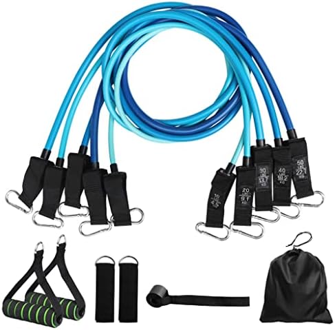 YFDM Spor Direnç Bantları Elastik lastik bantlar Egzersiz Tüpü Bantları Yukarı Çekin Çok Fonksiyonlu Eğitim Genişletici