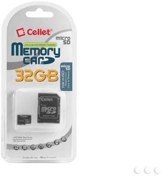 Cellet 32GB Sony Xperia TX Micro SDHC Kart, dijital yüksek hızlı, kayıpsız kayıt için Özel olarak biçimlendirilmiştir!