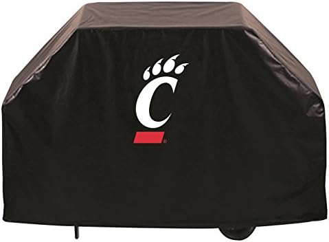 Cincinnati Bearcats HBS Siyah Açık Ağır vinil barbekü ızgara kapağı (72)