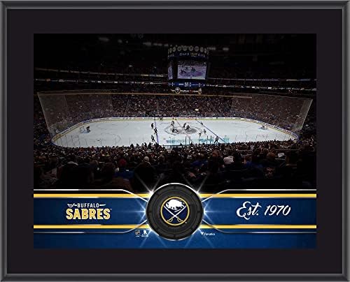 Buffalo Sabres 10 x 13 Yüceltilmiş Takım Stadyumu Plaketi-NHL Takım Plaketleri ve Kolajları