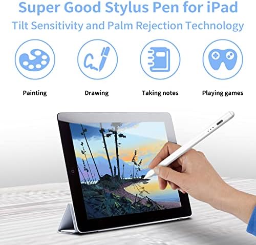 Apple ipad Kalem için Stylus kalem: ipad Kalem için ipad 10th 9th 8th 7th 6th nesil ipad Pro 11 iPad 12.9 inç iPad