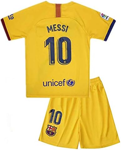 Messi Barcelona Forması 10 Futbol T Shirt 2019-2020 Sezonu Ev futbol tişörtü fc Gömlek Çocuklar için