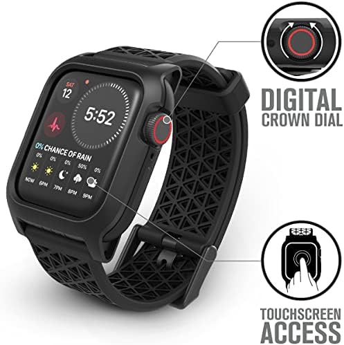 Apple Watch Series SE 2022, Series 6/5/4 için Tasarlanmış Katalizör Kılıfı EKG ve EKG ile Uyumlu Darbe Kılıfı Üstün