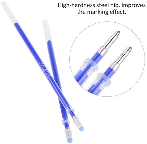 100 pcs kumaş işaretleyici kalem dolum ısı silinebilir kumaş kalemler ısı silinebilir kumaş işaretleme kalemleri oto-ufuk