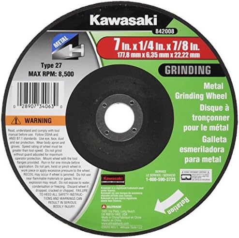 Kawasaki 842008 Metal Depresif Merkezi Taşlama Tekerleği