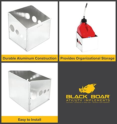 Kapalı Römork için Siyah Yaban Domuzu Alüminyum Tekli Saklama Kabı / Güvenli Bir Şekilde Tutar (1) Nakliye Sırasında