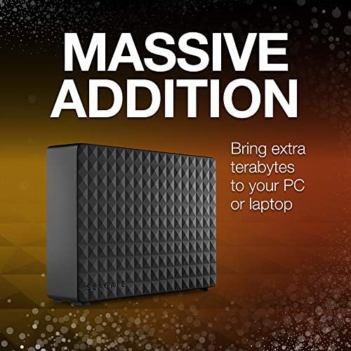 Seagate Expansion Masaüstü 10 TB Harici Sabit Disk HDD-PC ve Dizüstü Bilgisayar için USB 3.0, 1 Yıllık Kurtarma Hizmeti