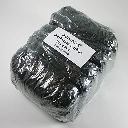 AQUAPAPA 10 lbs Aktif Karbon Kömür Peletleri 10 file çanta Akvaryum balık tankı için Koi Resif Filtreleri