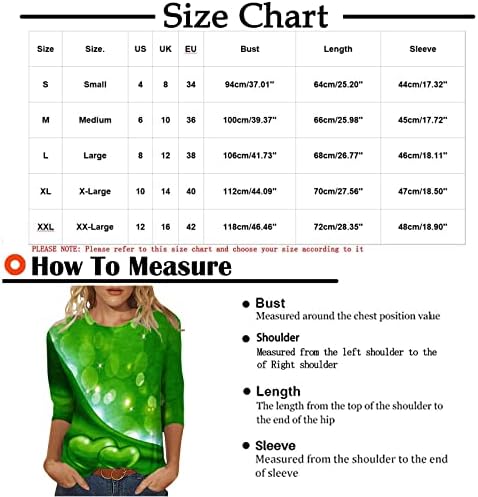 3/4 Kollu 2023 Giyim Pamuk Grafik Gevşek Fit Brunch Bluz T Shirt Bayanlar için Yaz Sonbahar Ekip Boyun Bluz X4 X4