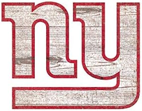 NFL New York Giants Unisex New York Giants Takım Logosu 8 inç Kesim, Takım Rengi, 8 inç