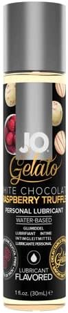System Jo Gelato Beyaz Çikolatalı Frambuazlı Truffle Su Bazlı Madeni 1 Ons