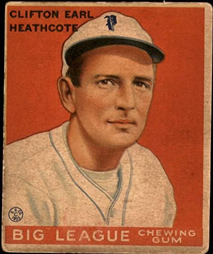1933 Goudey 115 Cliff Heathcote Philadelphia Phillies (Beyzbol Kartı) İYİ Phillies