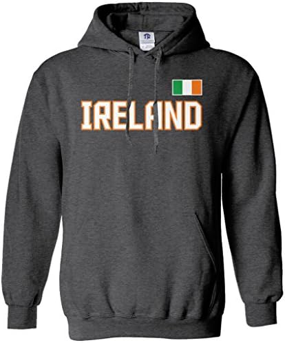 Threadrock İrlanda Ulusal Gurur Unisex Kapüşonlu Sweatshirt
