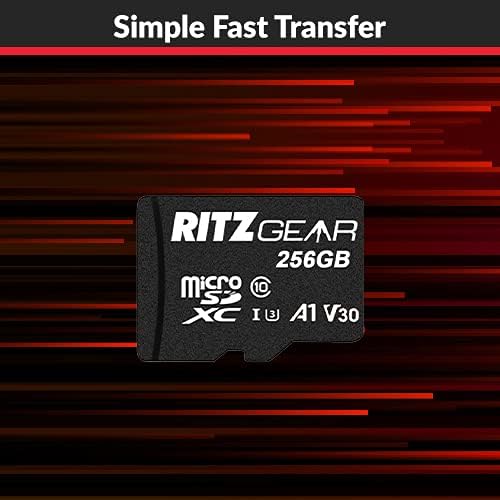 Ritz Gear 32GB Micro SD Kart, microSDXC Full HD ve 4K UHD, UHS-I, U3, A1, V30, C10 Hafıza Kartı + Adaptörü Android