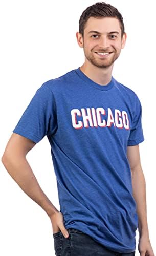 Chicago / Klasik Retro Şehir Illinois IL Michigan Gölü Midwest Gurur Erkek Kadın T-Shirt