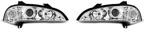Farlar VR - 1416 Ön ışıklar Araba Lambaları Far Farları Sürücü Ve Yolcu Tarafı Komple Set Far Takımı Melek Gözler