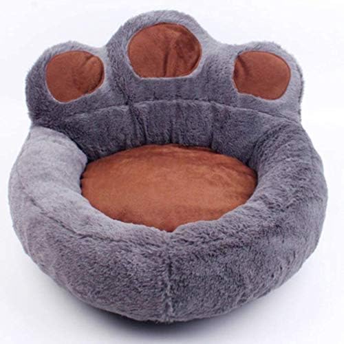 . Canlılık Adı: Kahve, yumuşak Peluş Pet Yatak Köpekler Yatak Sepeti Mütevazı Orta Kedi Yatak Sevimli Ayı Pençeleri