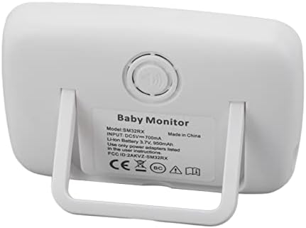 LBEC TFT Video bebek izleme monitörü Sesli İnterkom ile 3.2 İnç Çift Zoom bebek izleme monitörü Ev Kullanımı için
