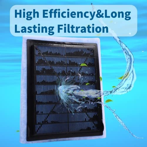 Yonice 12 Adet akvaryum filtresi Kartuşu için Uyumlu Aqua Tech 10-20 Güç Filtreleri, yedek AquaTech EZ Değişim 2