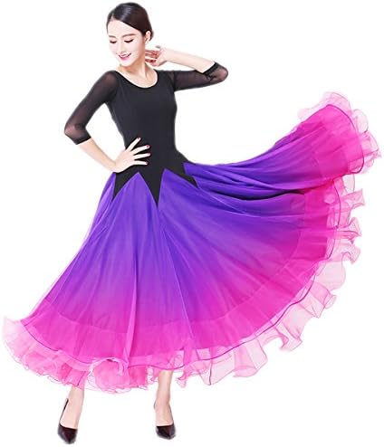 NAKOKOU Kadın Balo Salonu Dans Elbise Standart Dans Flamenko Vals Foxtrot Modern Dans Elbise Yarışması Zarif Elbiseler