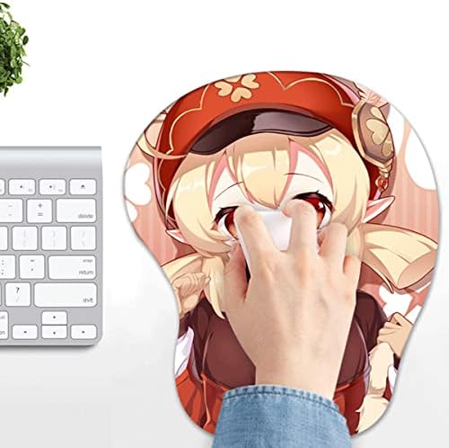 3D anime Mouse Pad Bilek Desteği ile Jel Karikatür Seksi Fare mat Bilek Dinlenme ve Bilek Yastık Kaymaz Mouse Pad