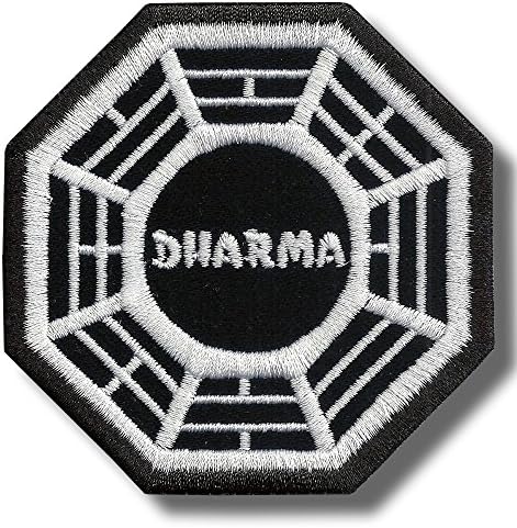 Dharma İşlemeli Yama 8 x 8 cm