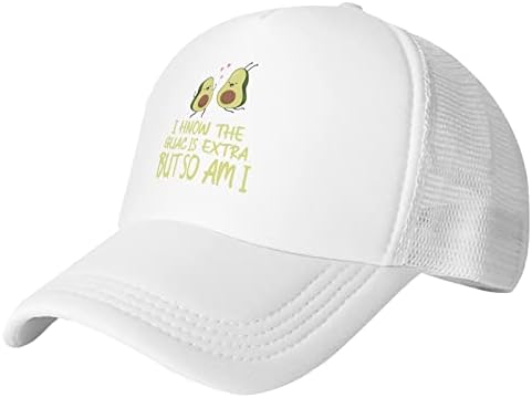 Avokado baba şapkası biliyorum Guac Ekstra ama ben de Beyzbol şapkaları Çocuk için Grafik Kap Ayarlanabilir