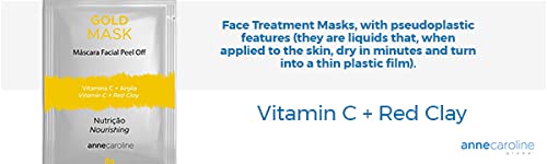 Anne Caroline C Vitamini ve Kil Peel Off Altın Antioksidan yüz bakımı için maske 10