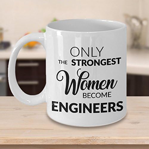 HollyWood ve Sicim Kadın Mühendis Hediye - Sadece En Güçlü Kadınlar Mühendis Olur Kahve Kupası