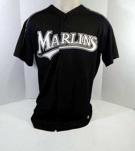 2003-06 Florida Marlins Kenny Berkenbosch 78 Oyun Kullanılmış Siyah Forma BP ST XL 04 - Oyun Kullanılmış MLB Formaları