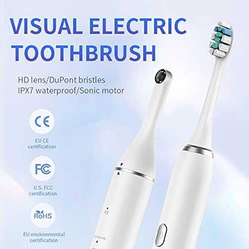 EFUTONPRO Sonic Elektrikli Diş Fırçası Şarj Edilebilir Elektrikli Güç Diş Fırçaları ile Büyük Kapasiteli Pil, 3 Modları,