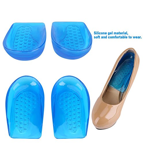 Silikon Jel, Düzeltme Tabanlık Ayak Ortez Arch Destek Ayakkabı Ekleme Pedleri topuk koruyucu (S34-40) pronasyon Topuk