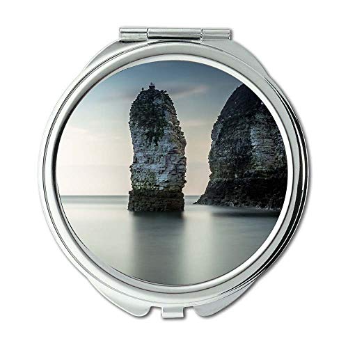 Ayna,Seyahat Ayna, bay beach cliff, Cep Aynası, taşınabilir ayna