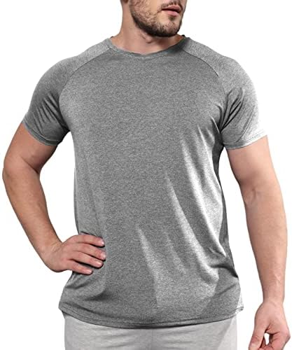 CTU Erkek moda Atletik spor T-Shirt kısa Kollu gömlek egzersiz V Boyun Tee Gömlek Üst