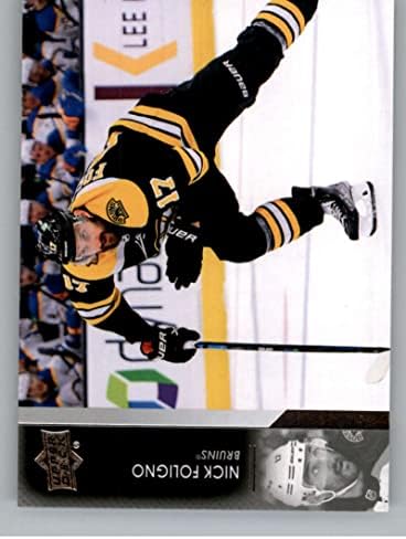 2021-22 Üst Güverte Genişletilmiş 512 Nick Foligno Boston Bruins NHL Hokey Ticaret Kartı