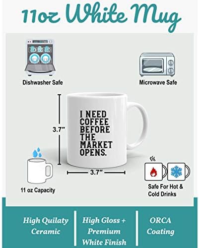 Kahve Kupa-Kahve Lover Borsa Vadeli İşlem Seçenekleri Ticaret Hediye 11 Oz Fincan T-Shirt