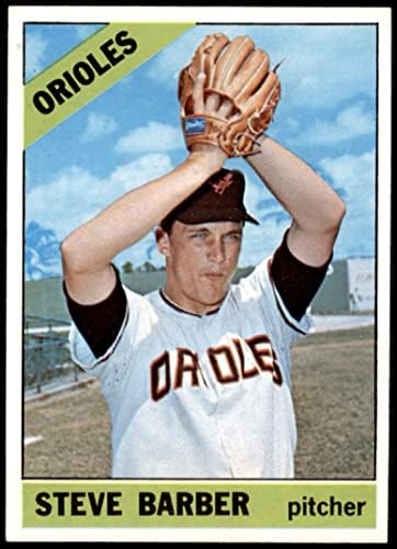 1966 Topps 477 Steve Berber Baltimore Orioles (Beyzbol Kartı) NM + Orioles