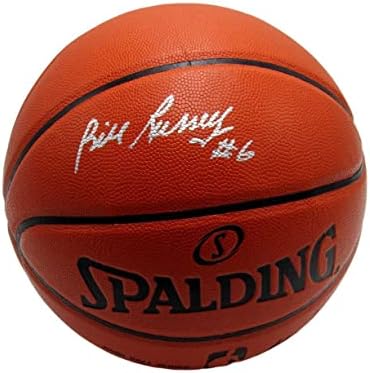 Bill Russell HOF İmzalı Spalding Basketbol Boston Celtics JSA - İmzalı Basketbol Topları