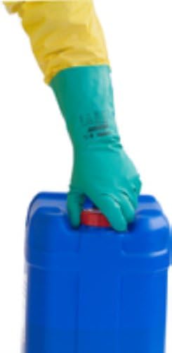 Jackson Safety Kleenguard G80 Yeşil Orta Nitril Kimyasallara Dayanıklı Eldivenler-Pürüzlü Yüzey-13 Uzunluğunda - 94446