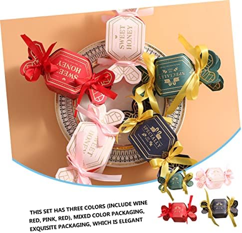ARTİBETTER 12 pcs Kutusu Düğün Renk Şerit Takı Tedavi Boncuk Noel Malzemeleri Çikolata Duş Doğum Günü Favor Saklama
