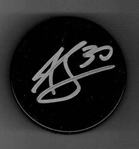 Jeremy Smith Boş Disk İmzaladı Colorado Çığ İmzalı NHL Diskleri