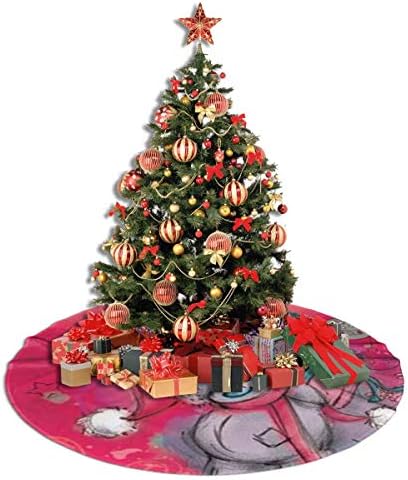 LVeShop Noel Ayı Noel Ağacı Etek Lüks Yuvarlak Kapalı dış mekan matı Rustik Noel Ağacı Tatil Süslemeleri（30/36/48