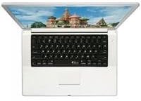 KB, Gümüş Tuşlu ve Powerbook'lu MacBook Pro Serisi için Klavye Kapağını Kapsar-Rusça (RUS-P-B)