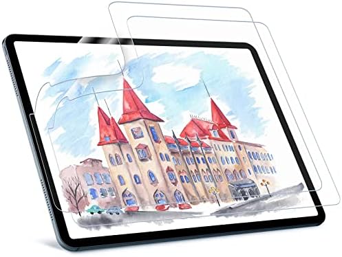 FOJOJO Stylus Kalem için iPad (2018-2022) ile 2 Paket Kağıt Ekran Koruyucu için iPad Hava 5 (2022), iPad Hava 4 (2020)