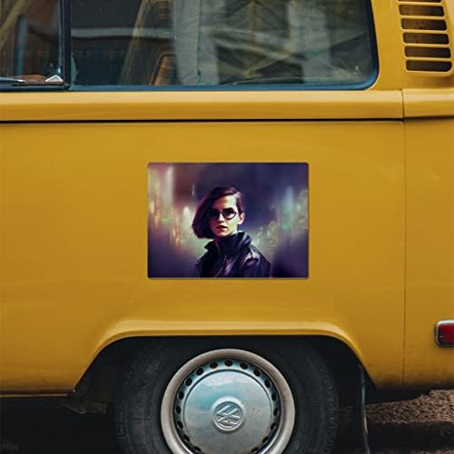 Emma Watson Fantezi Sanat Araba Mıknatısı 2 ADET - Havalı Araba Mıknatısı - Grafik Etiket