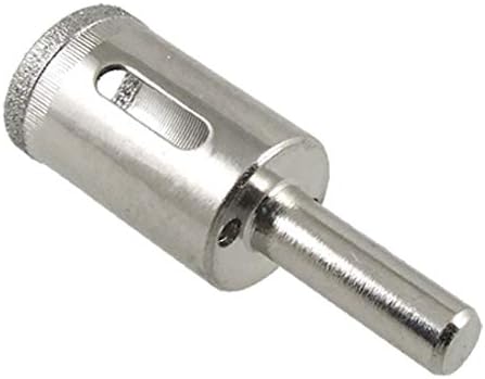 X-DREE 20mm Elmas Uçlu Delik Testere w 7mm Çaplı matkap deliği Cam (Seghetto bir punta diamantata da 20mm con gambo