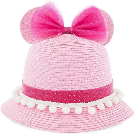 Çocuklar için Disney Tatlı Minnie Mouse Kova Şapka Pembe