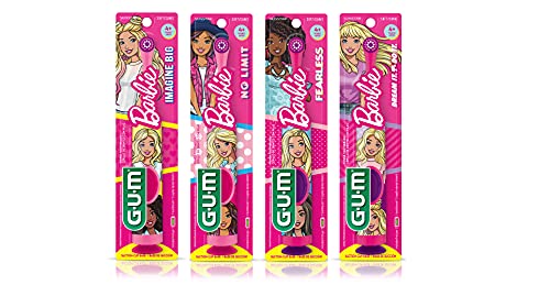SAKIZ Barbie Çocuklar Güç Elektrikli Diş Fırçası Vantuz Tabanı ile Ev veya Seyahat için Ağız Sağlığı ve Diş Plak Temizleme,
